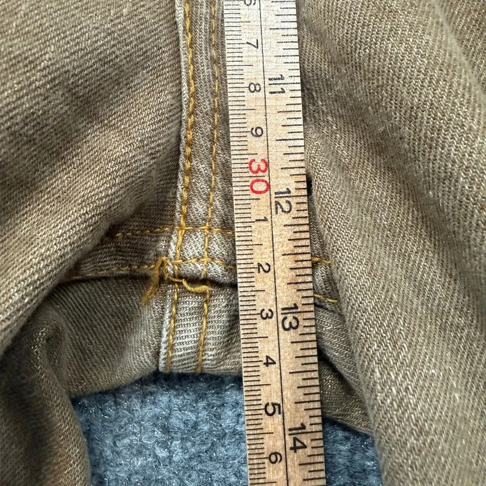 Levi's 505 Jeans Men 36x30 Brown Regular Fit Straight Leg Denim Classic Workwear